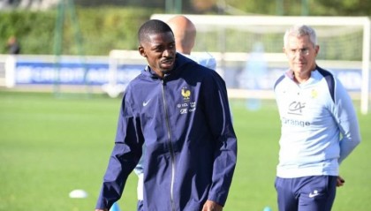 队报：登贝莱未参加法国队最近一次训练，对乌克兰不会首发